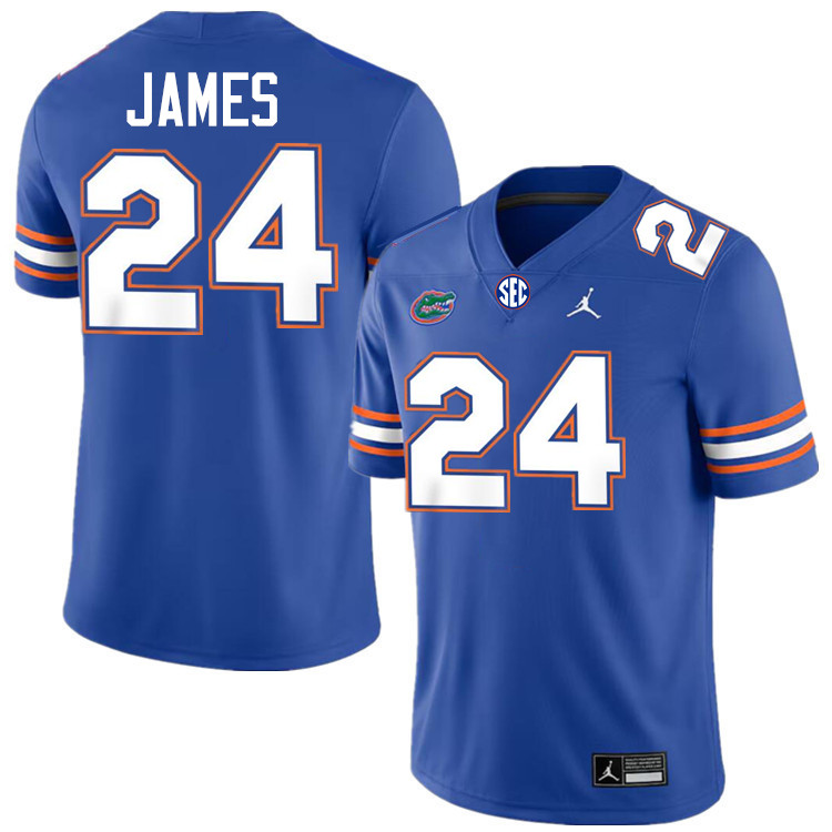 #24 Kamran James Gators Jersey,Florida Gators College Football Jerseys Stitched-Royal